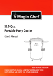 Magic Chef MCSPC50S Use and Care Manual