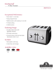 KitchenAid KMT4115OB Use and Care Manual