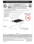 Frigidaire FGIC3067MB Installation Guide