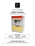 Paragon 1116810 Use and Care Manual