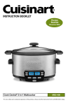 Cuisinart MSC-400 Use and Care Manual