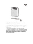 SPT 2102-TiO2 Use and Care Manual