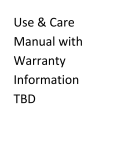 GE PEM31DFBB Use and Care Manual