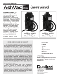 Dustless Technologies MU405 Use and Care Manual