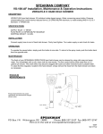 Speakman VS-100-PC Installation Guide