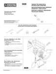 Delta RP33791PBLHP Installation Guide