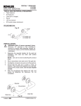 KOHLER K-16158-BN Installation Guide