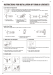 Toledo Fine Locks V190E-JA-US15 Instructions / Assembly