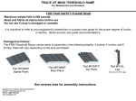 Peace Of Mind POMT3 Instructions / Assembly