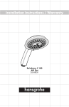 Hansgrohe 28548001 Instructions / Assembly