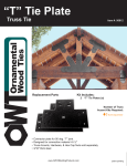 OWT Ornamental Wood Ties 56612 Installation Guide