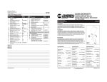 Campbell Hausfeld DH780000AV Instructions / Assembly