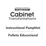 Rust-Oleum Transformations 263232 Instructions / Assembly