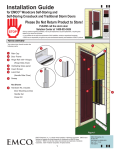 EMCO E2XB-36WH Installation Guide