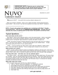 NuVo FG-NU TITAN R Instructions / Assembly