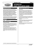 Rust-Oleum Automotive 254855 Use and Care Manual