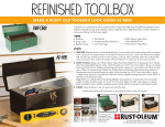 Rust-Oleum Stops Rust 7701830 Instructions / Assembly