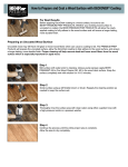 BEHR Premium DeckOver 500001 Instructions / Assembly