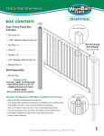 WamBam Fence VF13002 Installation Guide