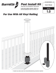 Veranda 73003270 Installation Guide