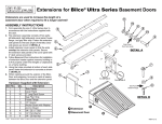 Bilco CBD12 Instructions / Assembly