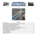 EZ Handrail EZA575-CV Instructions / Assembly