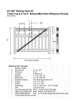 Weatherables WWG-THD42R3-S60 Instructions / Assembly