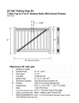 Weatherables WTG-THDD42-C60 Instructions / Assembly