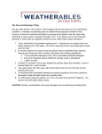 Weatherables LWPT-CORNER-4X84 Use and Care Manual