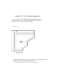 Best Barns window_1836RP Instructions / Assembly