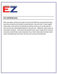 EZ Screen Room EZSR8OBBZ Use and Care Manual