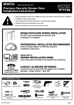 Unique Home Designs 5V0000DN0WH00A Installation Guide