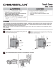 Chamberlain TC1000 Instructions / Assembly