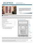 JELD-WEN THDJW166700597 Use and Care Manual