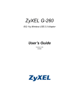 ZyXEL ZyAIR G-260 User's Manual