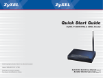 ZyXEL P-662H/HW(-I) User's Manual