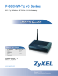 ZyXEL P-660HW-TX User's Manual