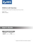 ZyXEL NWA1120 User's Manual