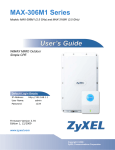 ZyXEL MAX-306M1 User's Manual