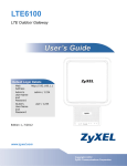 ZyXEL LTE6100 User's Manual
