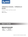 ZyXEL VMG5313-B10A/ User's Manual
