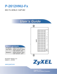 ZyXEL p-2612HNU-FX User's Manual