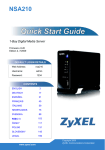ZyXEL 1-Bay User's Manual