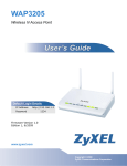 ZyXEL WAP3205 User's Manual