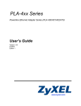 ZyXEL PLA-400 User's Manual