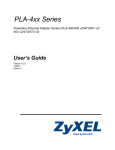 ZyXEL PLA-400 v2 User's Manual