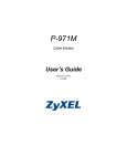 ZyXEL P-971M User's Manual