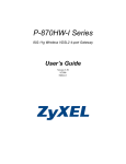 ZyXEL P-870HW-I User's Manual