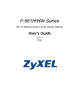 ZyXEL P-661HW User's Manual