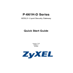 ZyXEL P-661H-D Series User's Manual